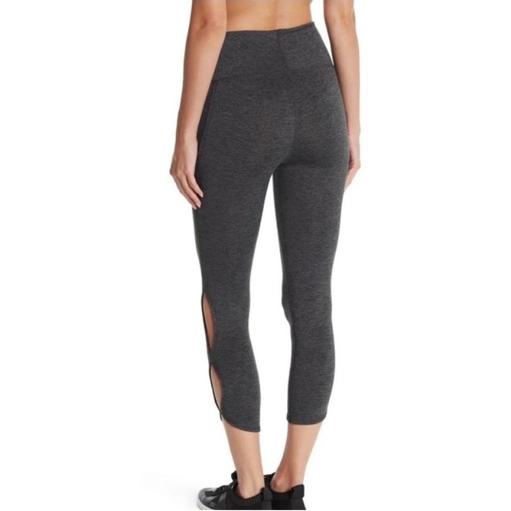 Free People | FP Movement gray cropped high rise cutout leg skinny leggings - Picture 8 of 14